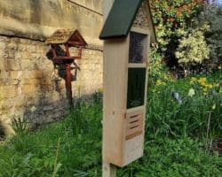 bird table and insect tower