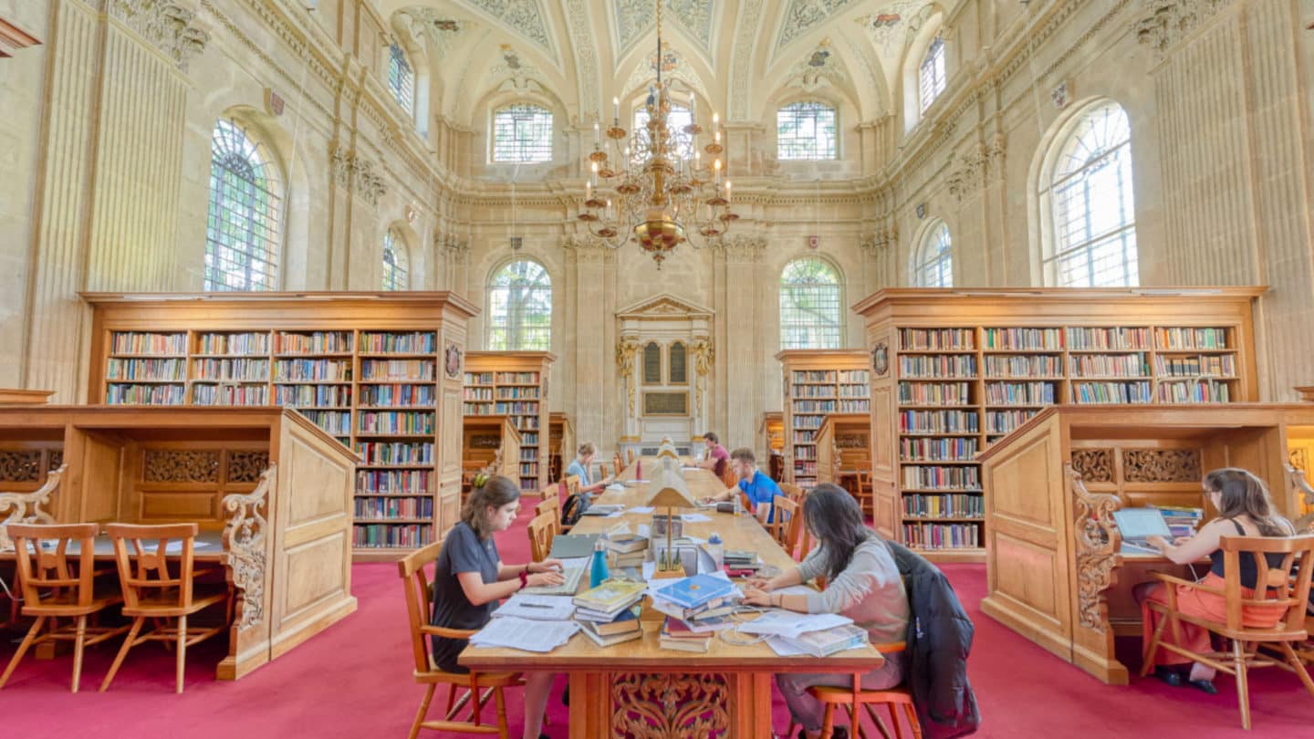 View of the gorgeous Lincoln Library