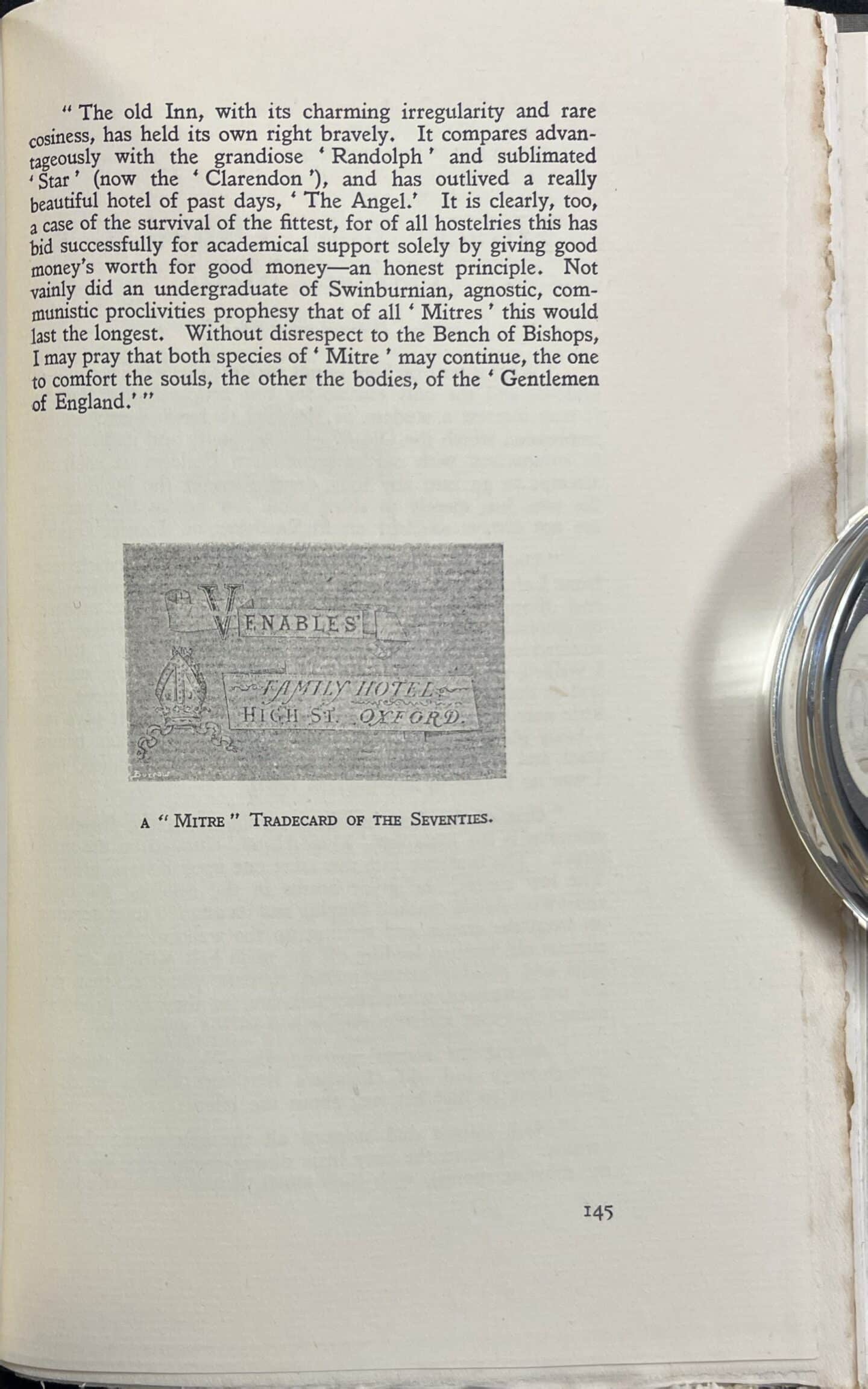 Feature page on the Mitre from The Lincoln Imp