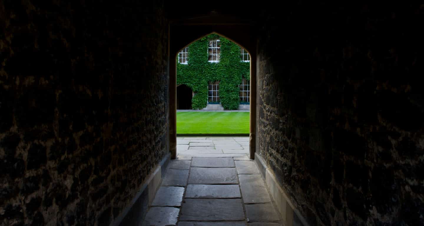 Passageway between Chapel Quad and Front Quad