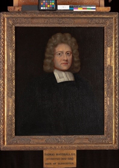 Portrait of Thomas Marshall, D.D., 19th Rector and Dean of Gloucester